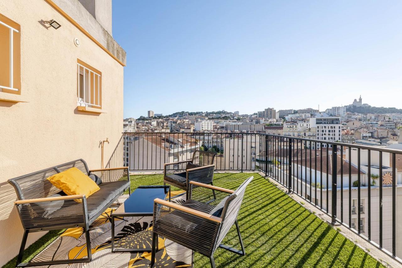Апартаменты Marseille: Superbe Vue Sur Notre-Dame De La Garde Экстерьер фото